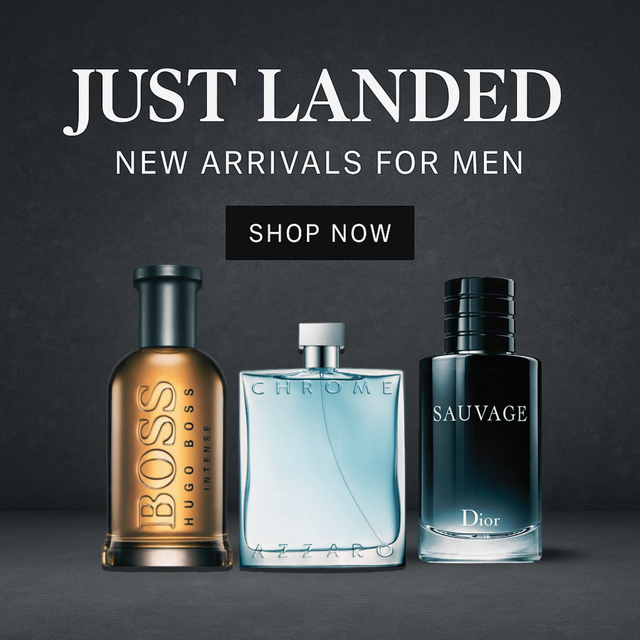 New Arrivals for Men Fragrances