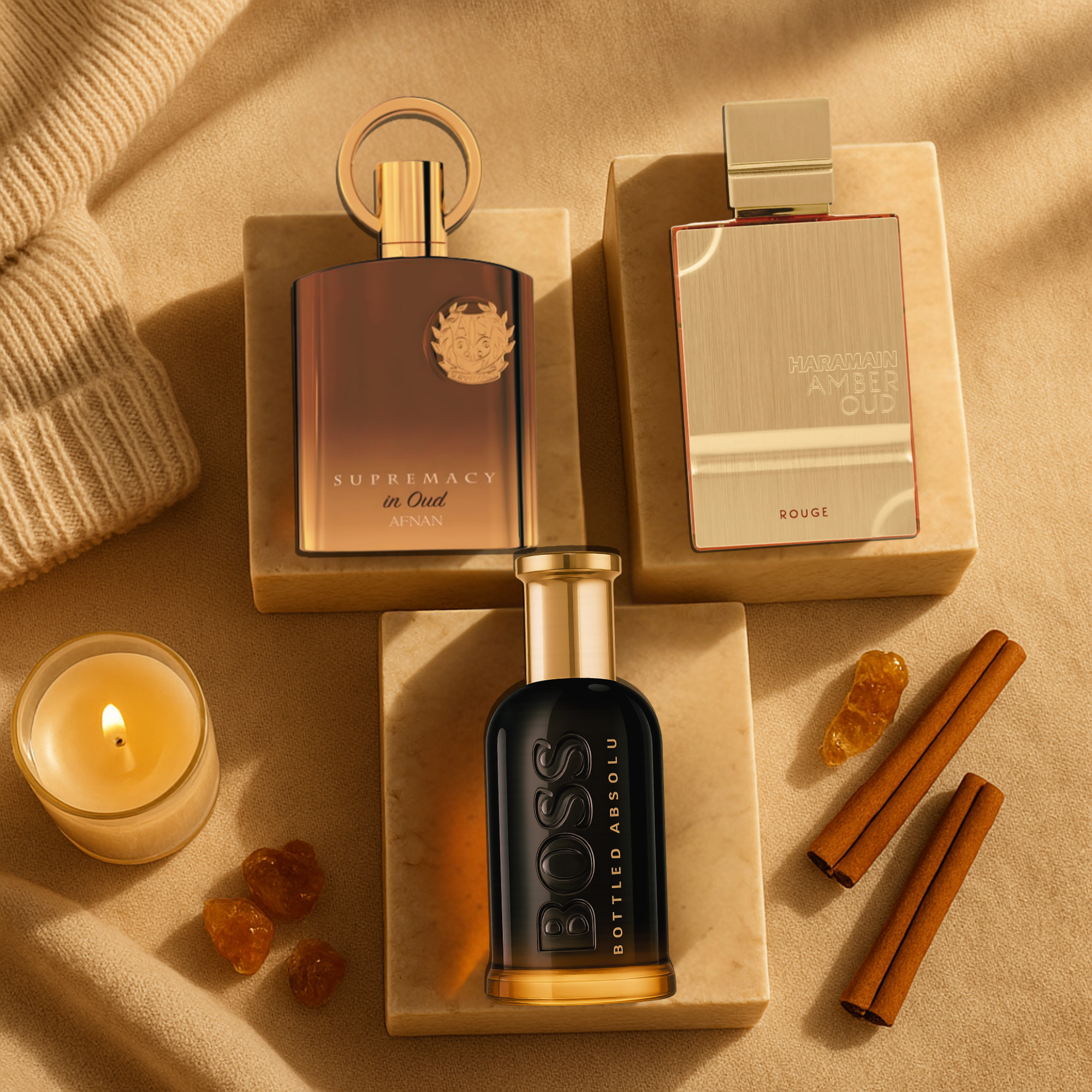 🍁 The Scents of November: 5 Perfumes That Feel Like a Cozy Sweater