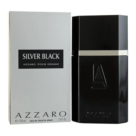 Azzaro Silver Black Eau de Toilette Spray for Men
