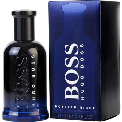 Boss Bottled Night Eau De Toilette Spray for Men by Hugo Boss