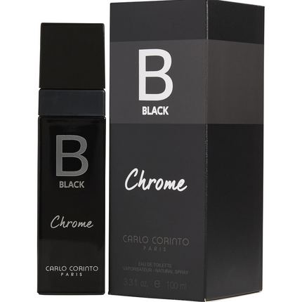 Carlo Corinto Black Chrome Eau de Toilette Spray for Men