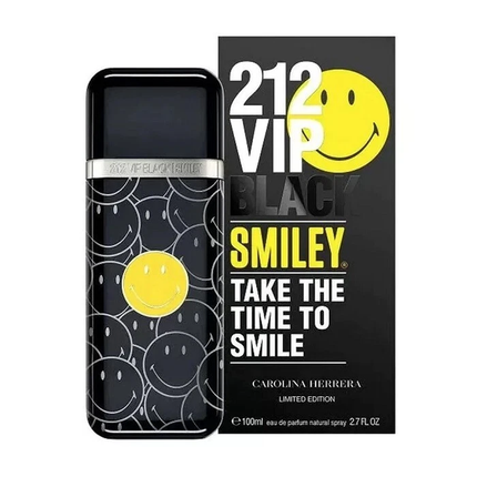 Carolina Herrera 212 VIP Black Smiley Eau de Parfum Spray for Men