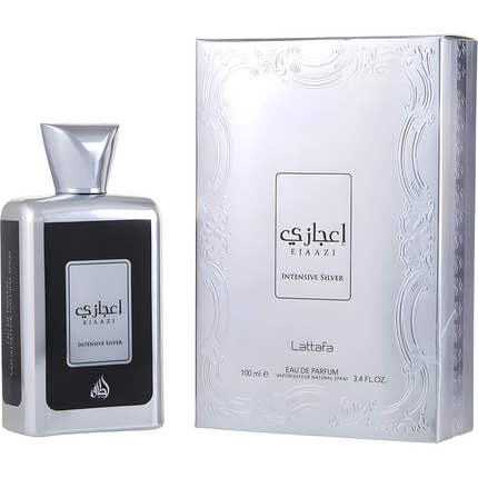Lattafa Ejaazi Intense Silver Eau de Parfum Spray for Men