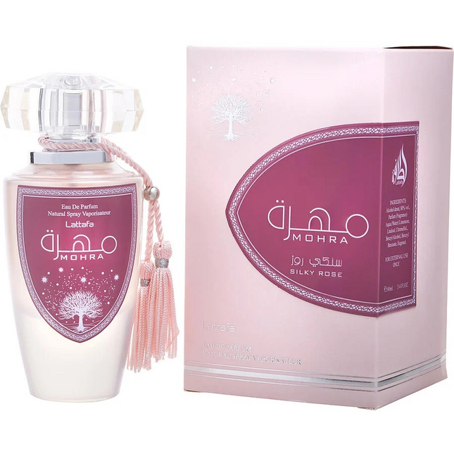 Lattafa Mohra Silky Rose Eau de Parfum Spray for Women
