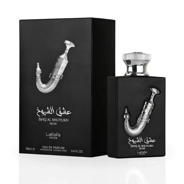 Lattafa Ishq Al Shuyukh Silver Eau de Parfum Spray for Men