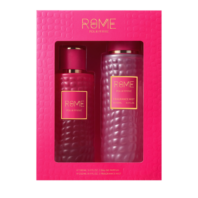 Mast Rome Pour Femme 2pc Set Gift Set for Women (EDP) [3.4oz Rome Pour Femme EDP + 8.4oz Rome Pour Femme Fragrance Mist]