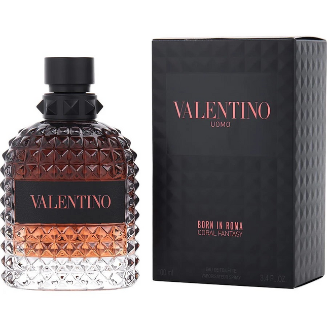 Valentino Uomo Born In Roma Coral Fantasy Eau De Toilette Spray for Men