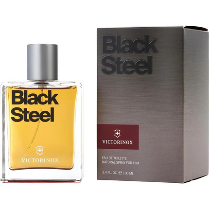 Victorinox Swiss Army Black Steel Eau De Toilette Spray for Men