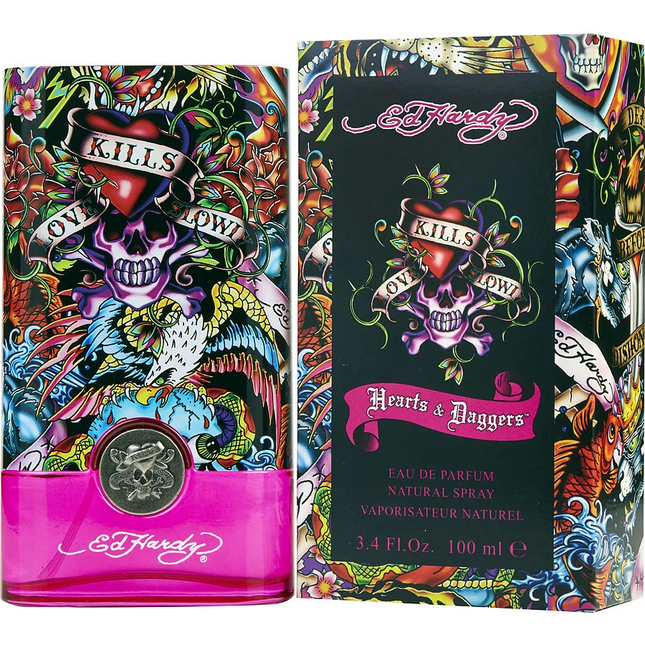 Ed Hardy Hearts and Daggers by Christian Audigier for Women Eau De Parfum Spray